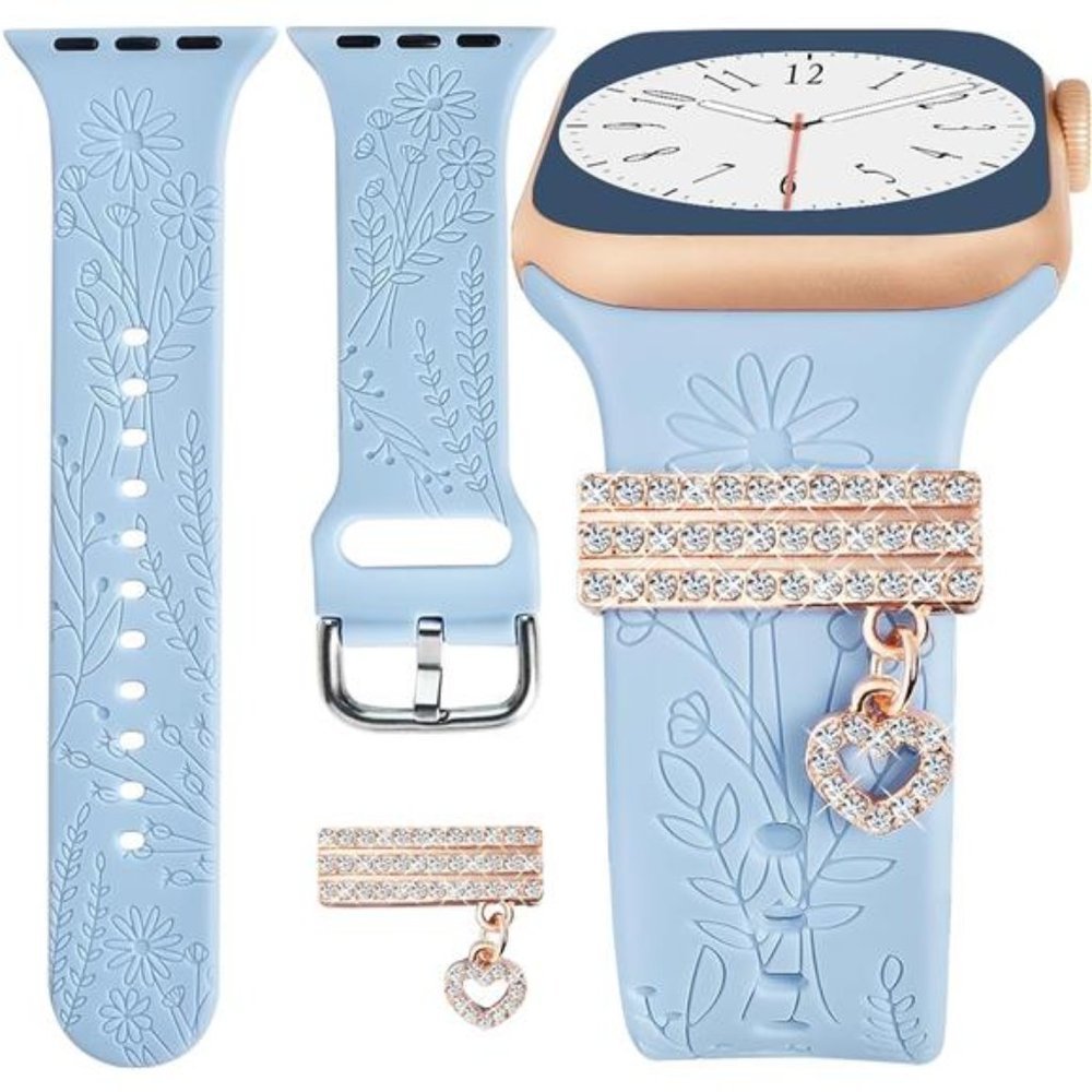 NEW Apple Watch Band with Bling Charms